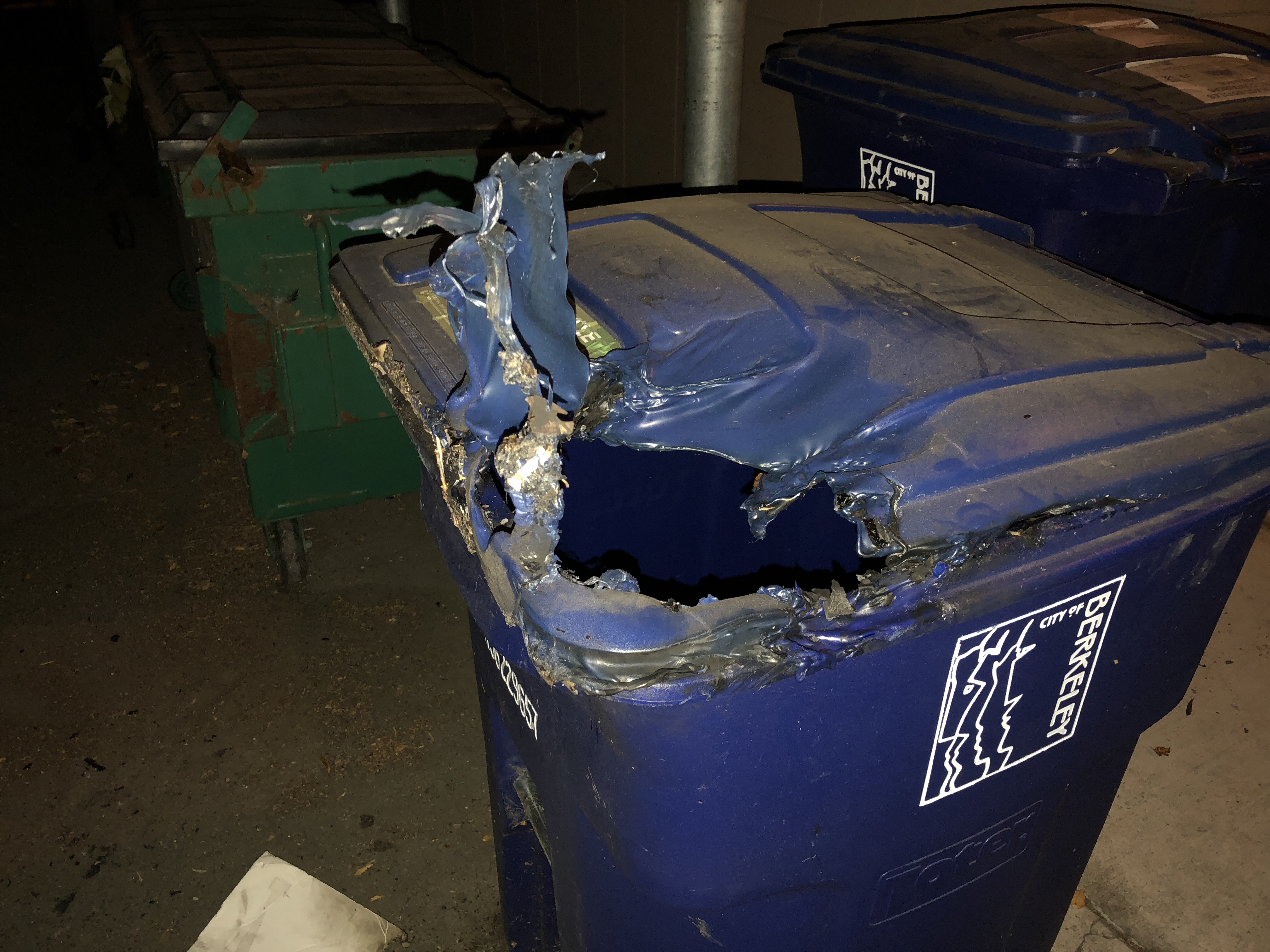 Arson Investigation Trash Bin Case 20-36856