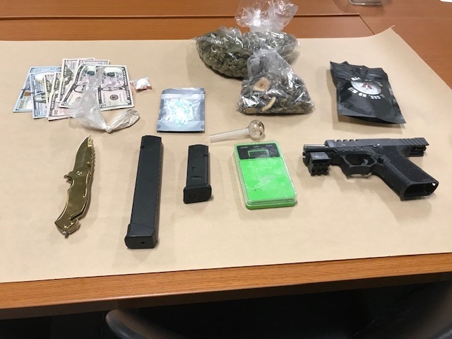 loaded handgun and drugs case 2020-45338