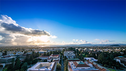 Aerial view of Berkeley