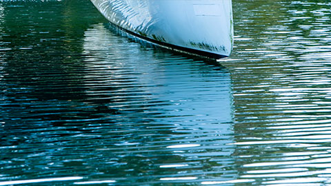Boat on calm waters