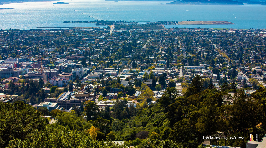 View of Berkeley from the hills