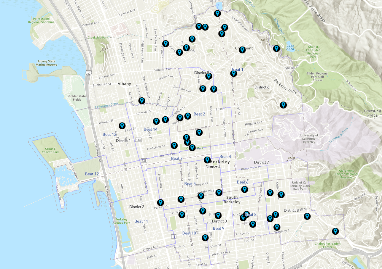 Map of Berkeley
