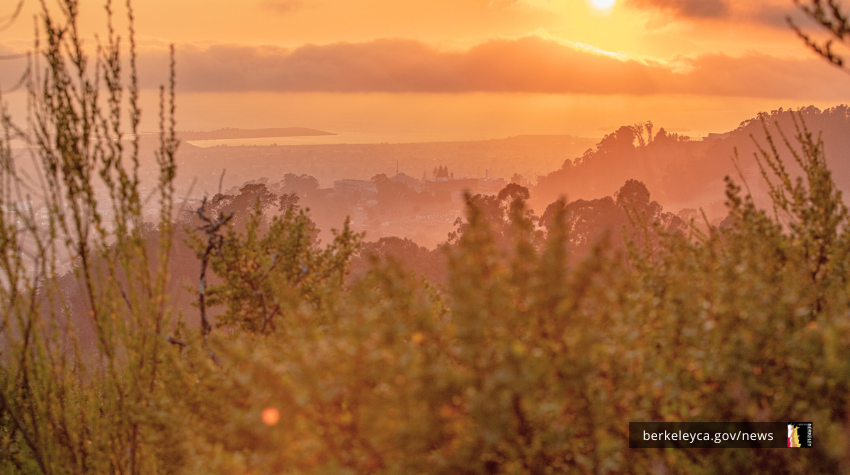 July 4th shows city view from hills