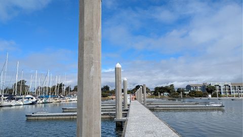 New docks being built in the Marina.  