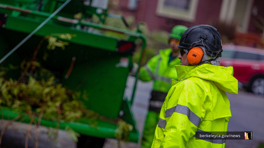 Chipper and Vegetation Bin