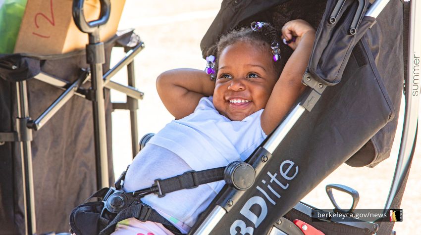 Child in a stroller