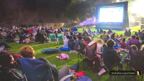 summer movie nights in Berkeley parks