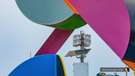 City Siren on top of a building