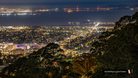 July 4th shows city view from hills