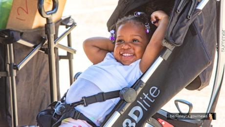 Child in a stroller