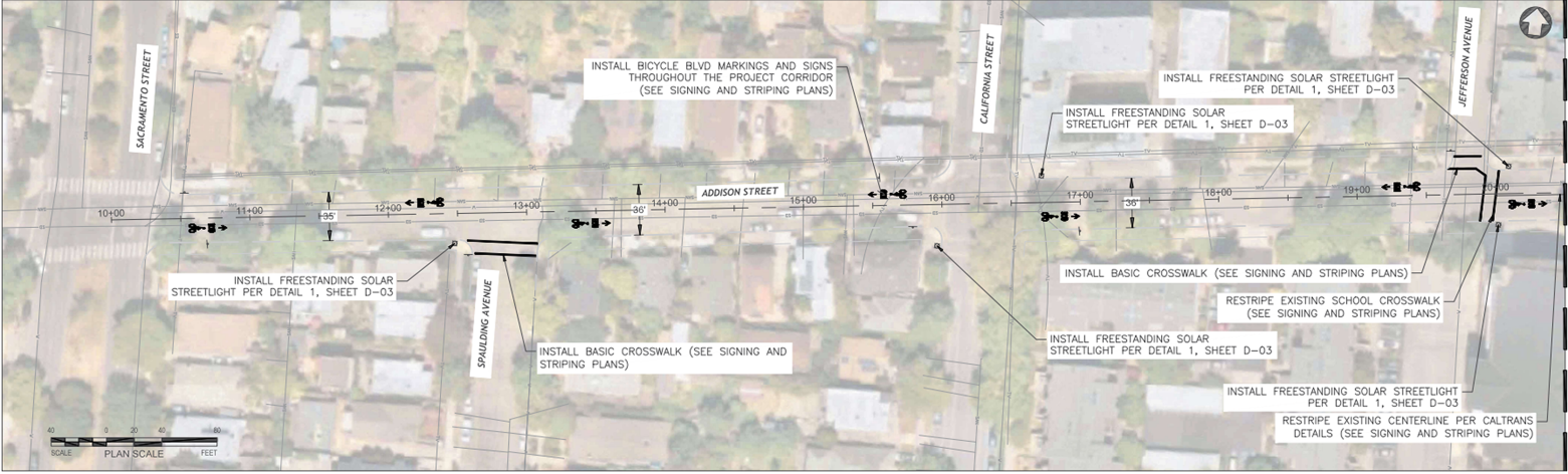 Map of Addison Street 1