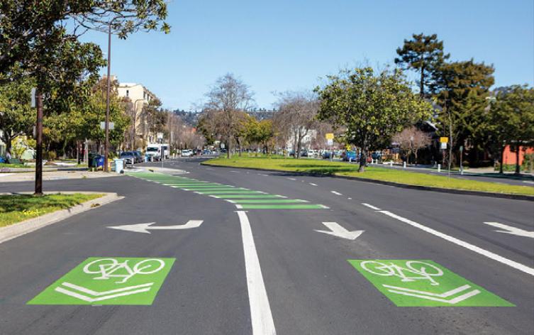 Improved bike signage on Adeline