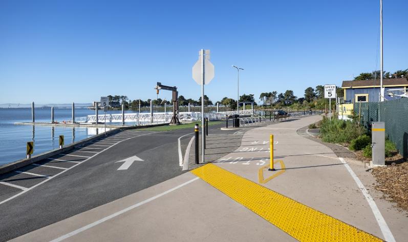 Segment 3 of the Bay Trail at the Berkeley Marina