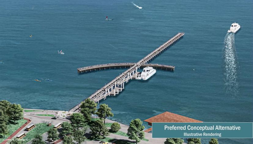 Illustrative rendering of Berkeley Pier