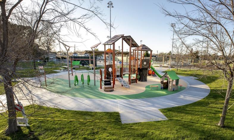 San Pablo Park playground aerial