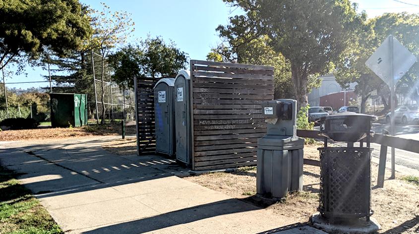Ohlone Park Existing Porta Potties