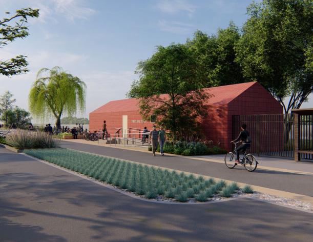 Rendering of Waterside Workshops