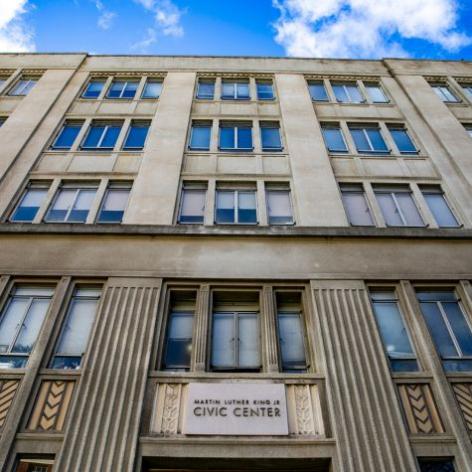Berkeley City Hall, one of the Phase I locations of an Outdoor Warning Siren