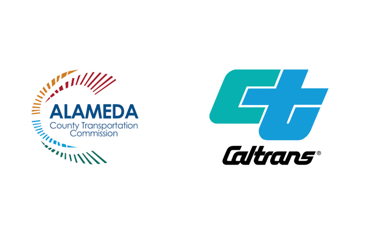 Logos for Alameda County Transportation Commission and Caltrans