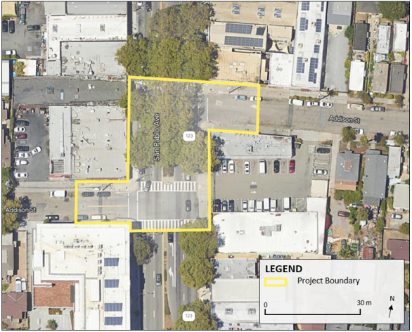 Addison Bike Blvd Area Map