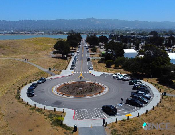 Berkeley Marina Spinnaker roundabout