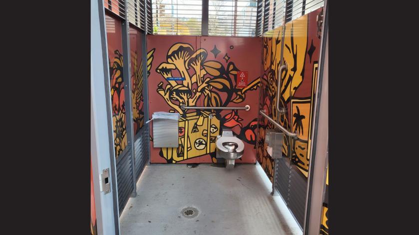 Telegraph-Channing Public Restroom Interior