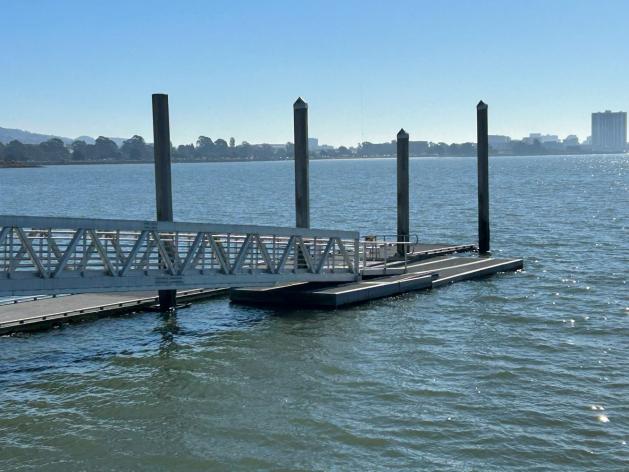 Photo of floating ADA ramp