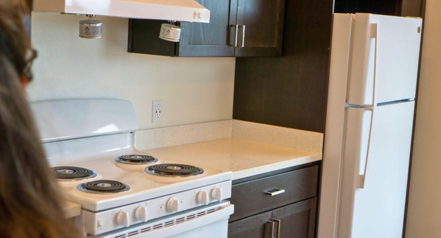 Full kitchens in each unit