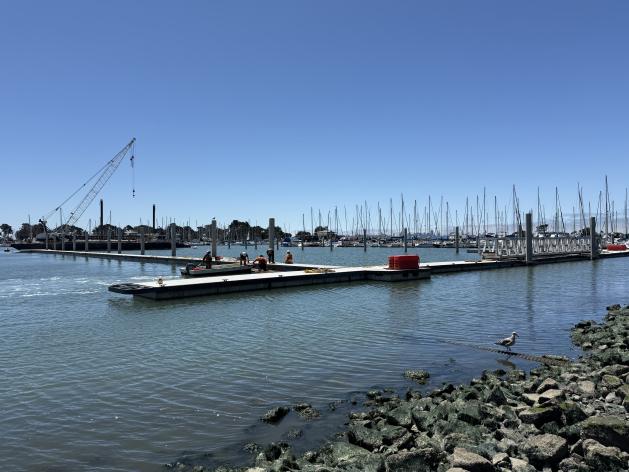 D &amp; E Dock Replacement Construction Photo #1