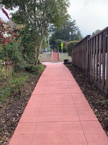 Indian Rock Pathway repairs completed with stairs