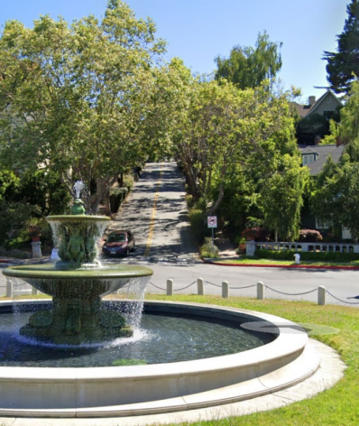 Existing conditions of Marin Ave at The Circle