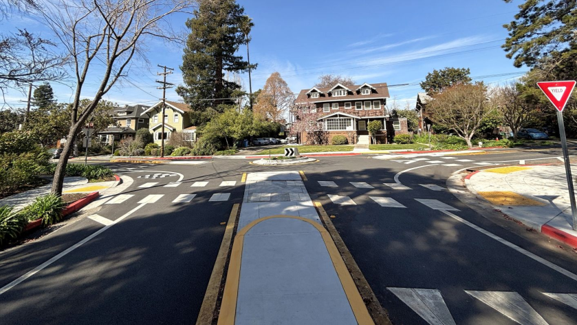 Post-Construction conditions at the Woolsey and Eton Intersection