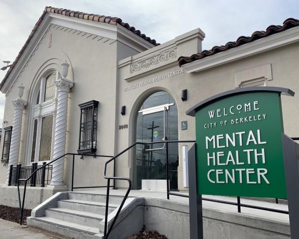 Adult Mental Health building with sign