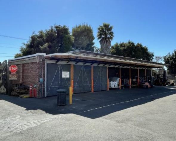 Renovated Building H with stalls at the Corporation Yard
