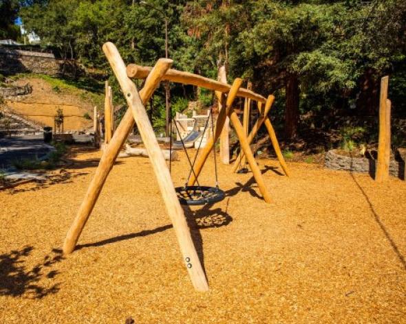 New John Hinkel Playground with tire swing